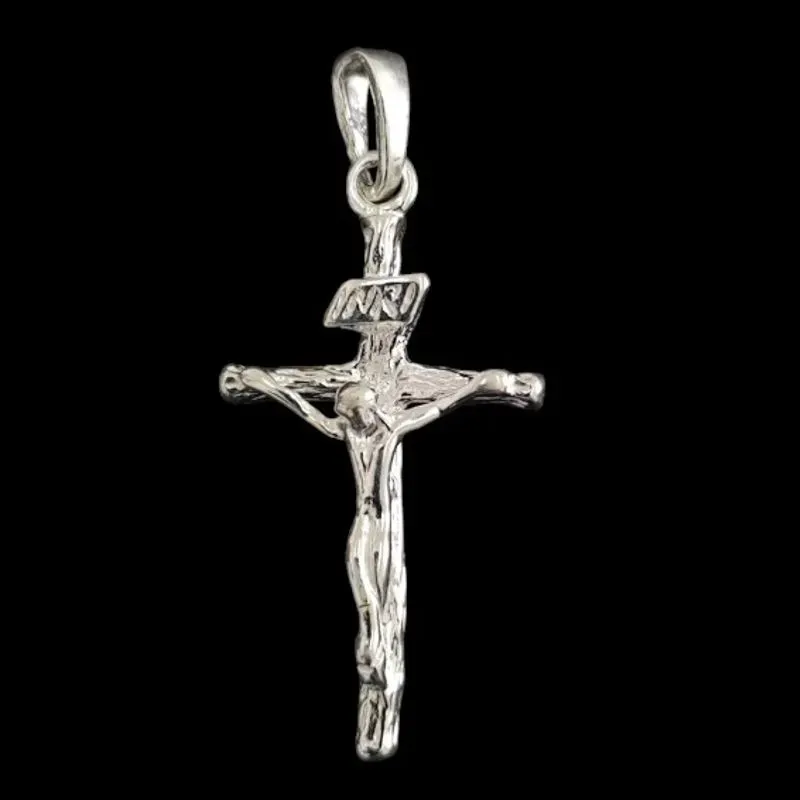 PINGENTE CRUCIFIXO COM INSCRIÇÃO