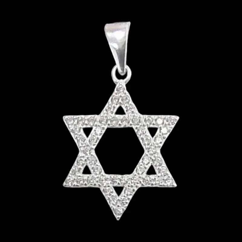 PINGENTE ESTRELA DAVI CRAVEJADA