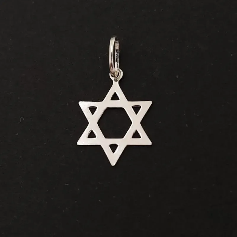 PINGENTE LASER ESTRELA DAVI TAM. PEQUENO