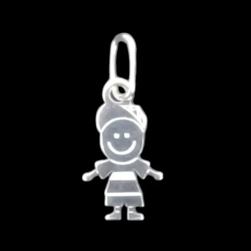 PINGENTE LASER MENINO BONE TAM. MINI