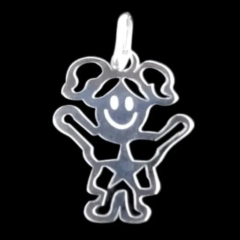 PINGENTE LASER MENINO VAZADO TAM. MÉDIO