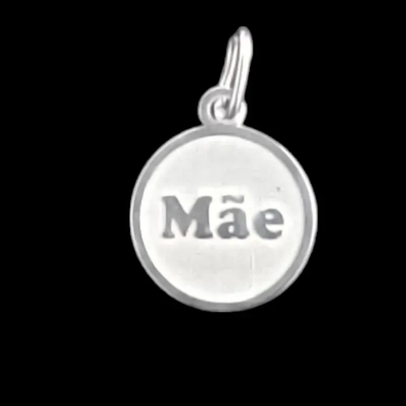 PINGENTE LASER REDONDO MAE