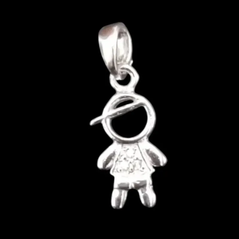 PINGENTE MENINO CRAVEJADO TAM. PEQUENO