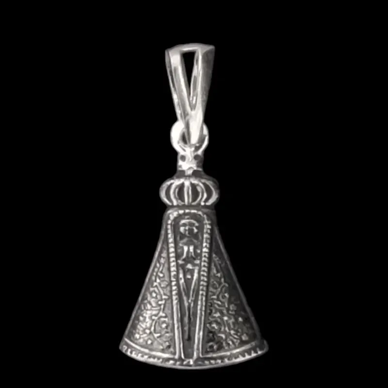 PINGENTE NOSSA SRA. APARECIDA ENVELHECIDA TAM. MINI