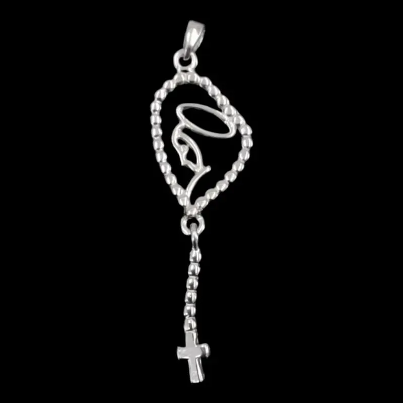 PINGENTE NOSSA SRA. DO SILÊNCIO TERÇO