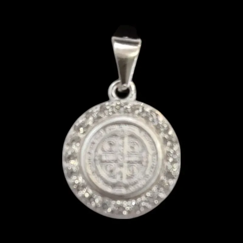 PINGENTE SÃO BENTO CRAVEJADO