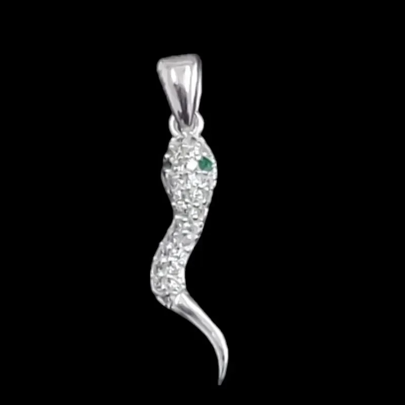 PINGENTE SERPENTE MICROZIRCONIA