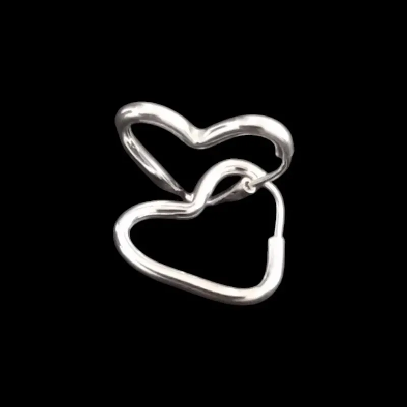 ARGOLA CORAÇÃO FIO REDONDO Nº 1