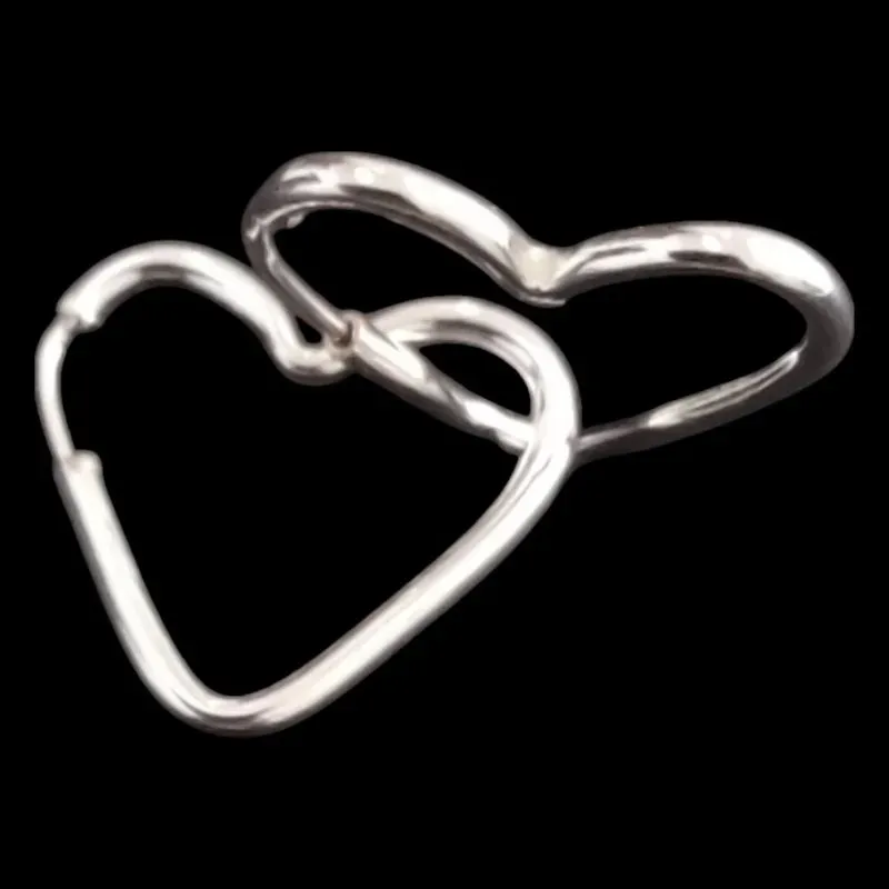 ARGOLA CORAÇÃO FIO REDONDO Nº 2