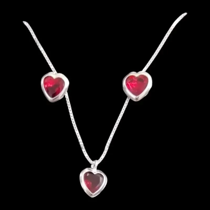 CONJUNTO CORAÇÃO 6X6  CRAVAÇÃO INGLESA TRADICIONAL VERMELHO