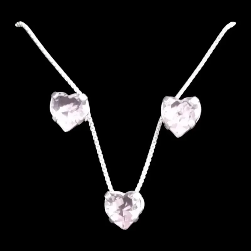 CONJUNTO GALERIA CORAÇÃO 6X6 TRADICIONAL ROSA