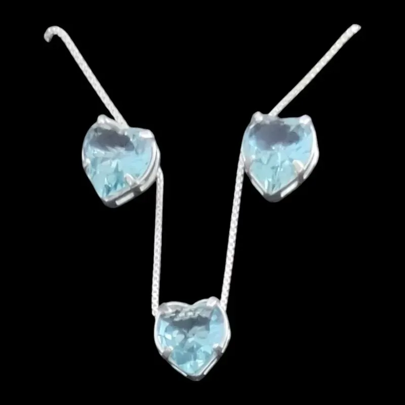 CONJUNTO GALERIA CORAÇÃO 8X8 TRADICIONAL AZUL PISCINA