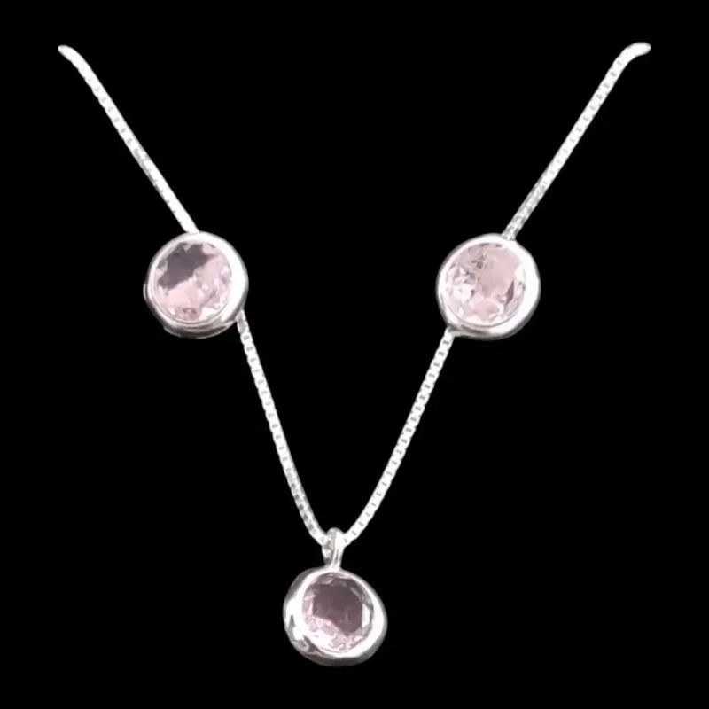 CONJUNTO REDONDO 6X6  CRAVAÇÃO INGLESA TRADICIONAL ROSA