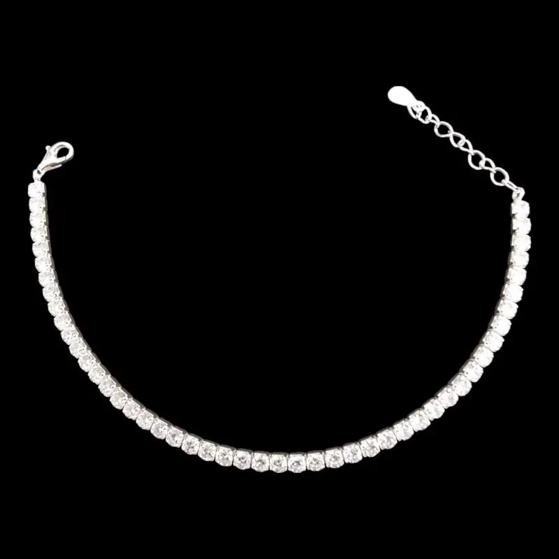 PULSEIRA RIVIERA GROSSA 3 MM BRANCA