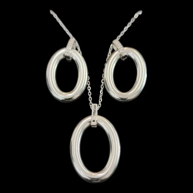 CONJUNTO  OVAL ELETROFOMAÇÃO CRAVEJADO