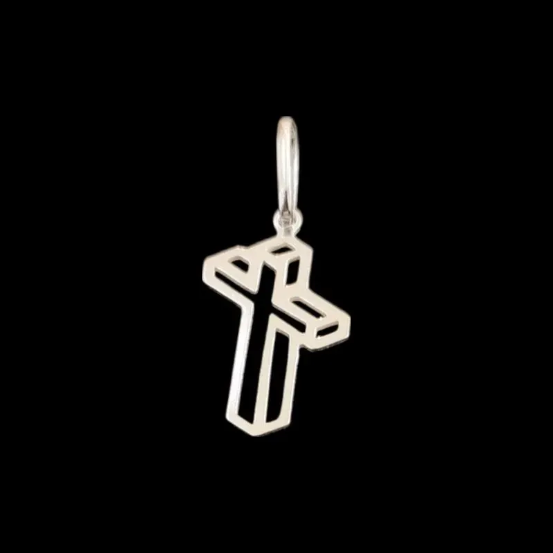 PINGENTE CRUZ MINI 3D