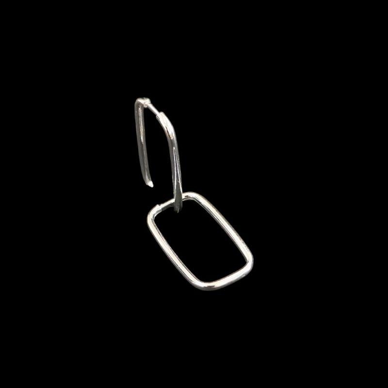 ARGOLA RETANGULAR FIO REDONDO 2,4X13