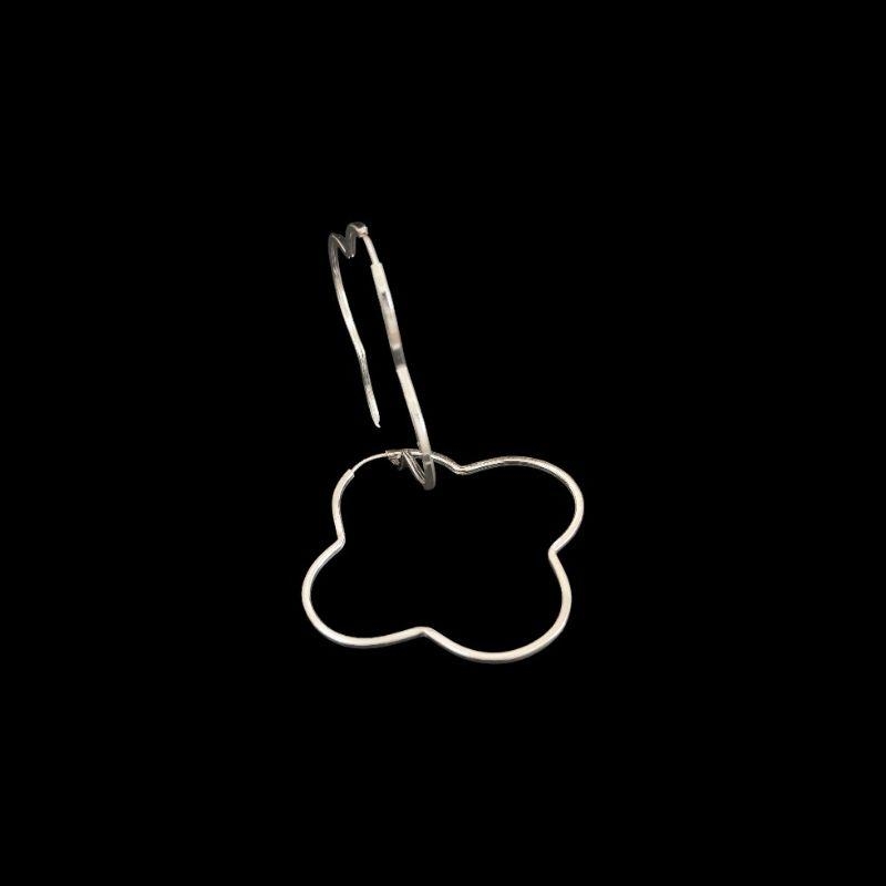 ARGOLA TREVO FIO QUADRADO TAM. 3