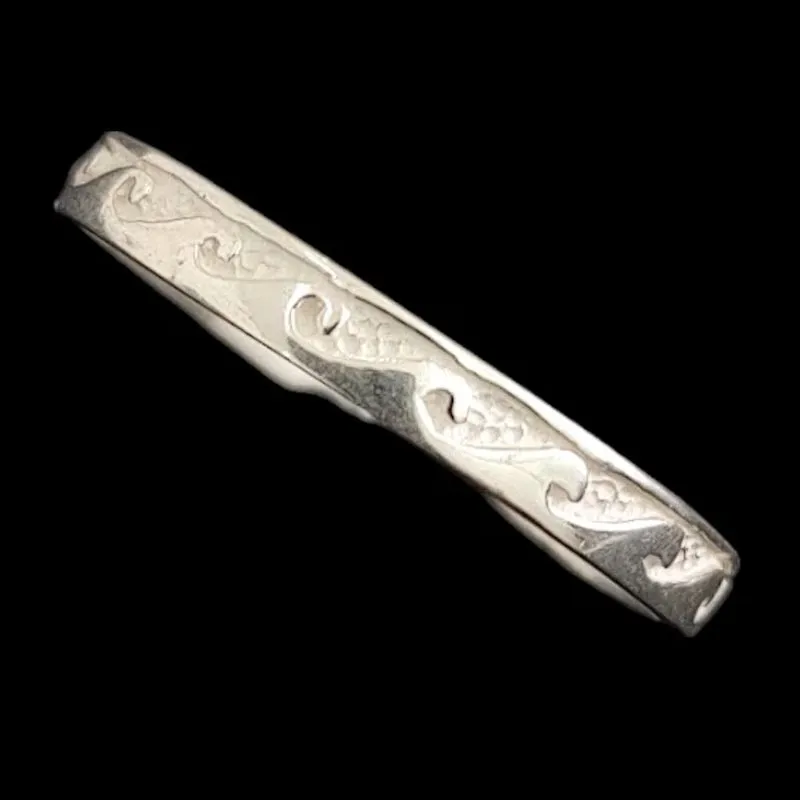 ANEL ALIANÇA INTEIRA ONDAS