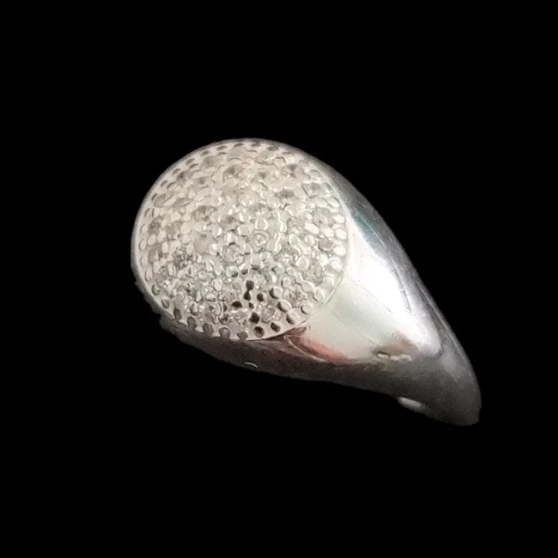 ANEL BOLA PEDRA ZIRCONIA