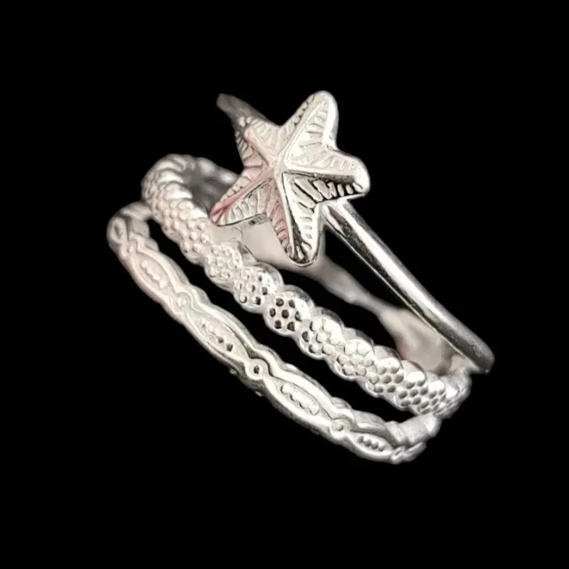 ANEL ESTRELA DO MAR 3 AROS