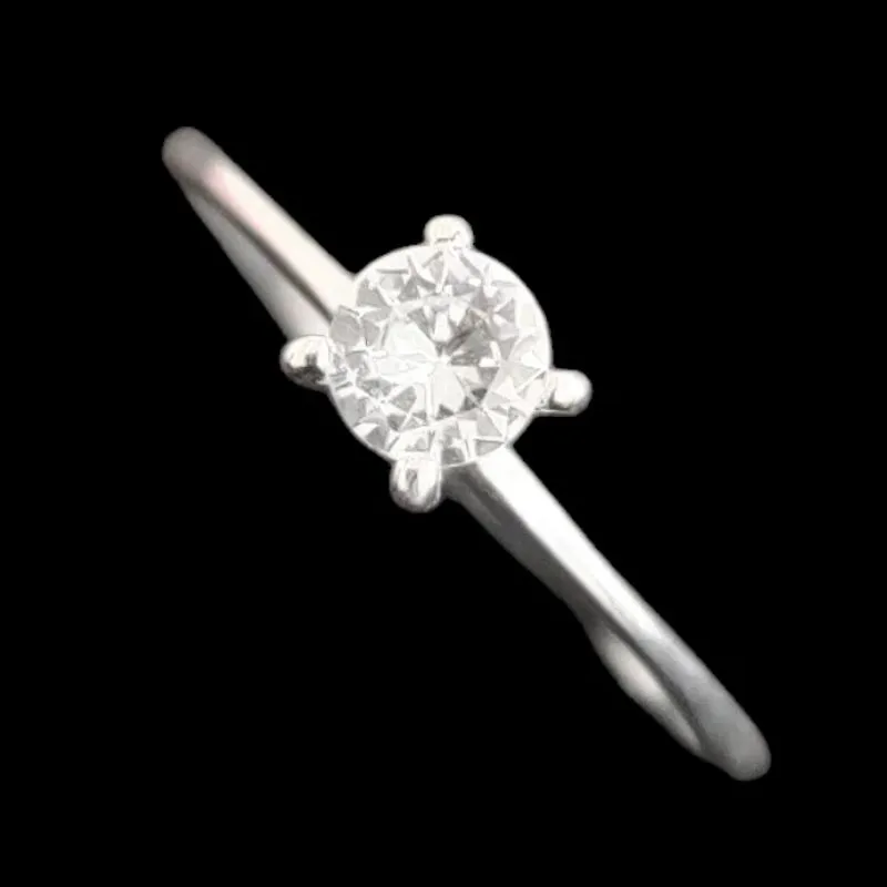 ANEL SOLITÁRIO 4 GARRAS 4,0 MM