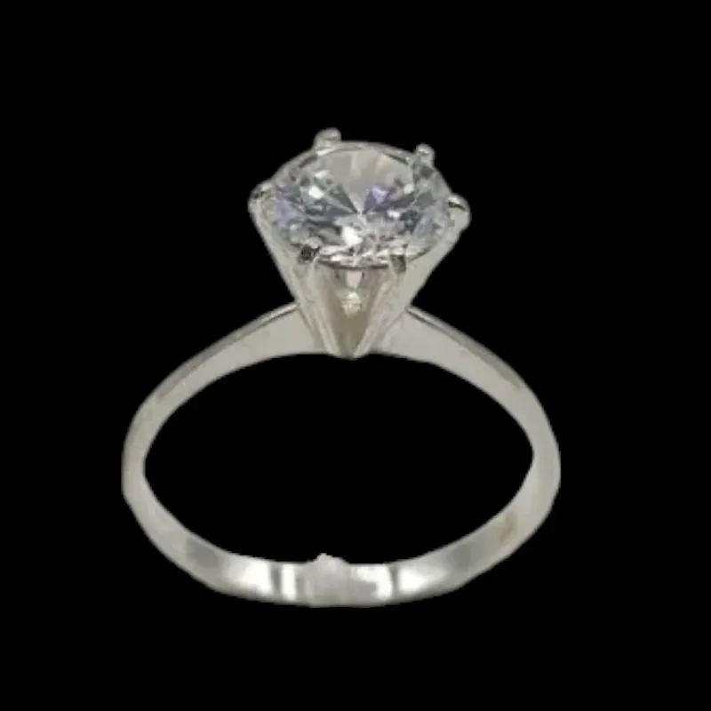 ANEL SOLITÁRIO 6 GARRAS 7,0MM