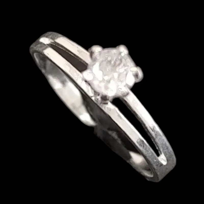 ANEL SOLITÁRIO ARO ABERTO 4,0 MM