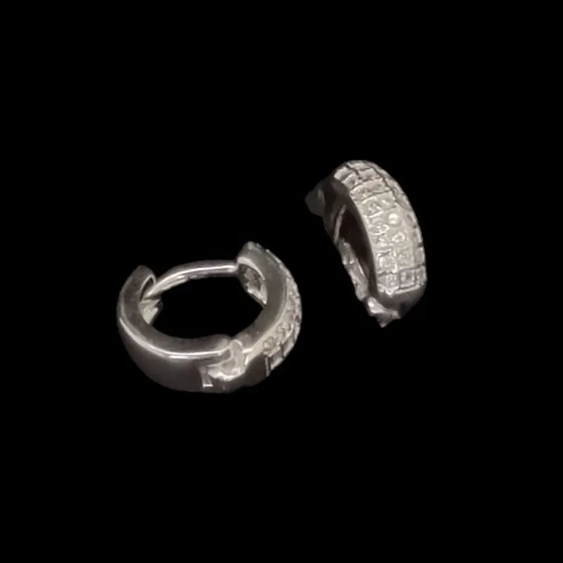 ARGOLA CLICK MICROZIRCONIA CRAVEJADA 48 PEDRAS