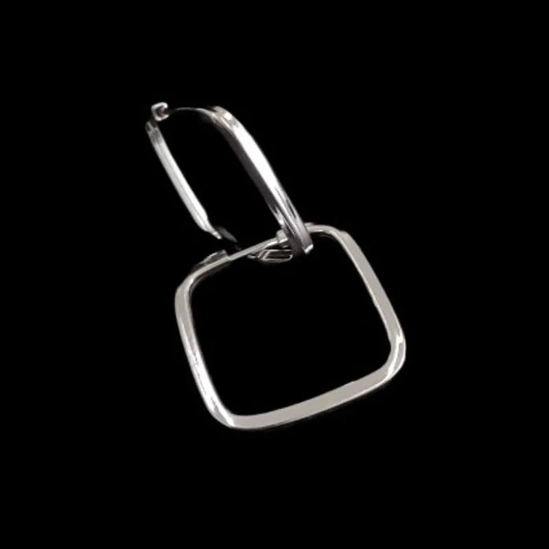 ARGOLA LISA QUADRADA FIO QUADRADO 1,5MM N°1