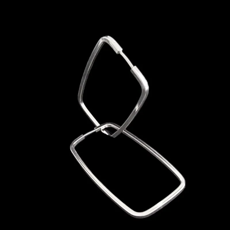 ARGOLA LISA RETANGULAR FIO QUADRADO 3X19