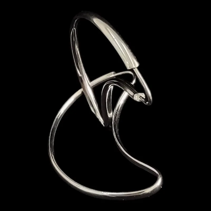 ARGOLA LUA MEIA CANA 3,5 CM 2,0 MM