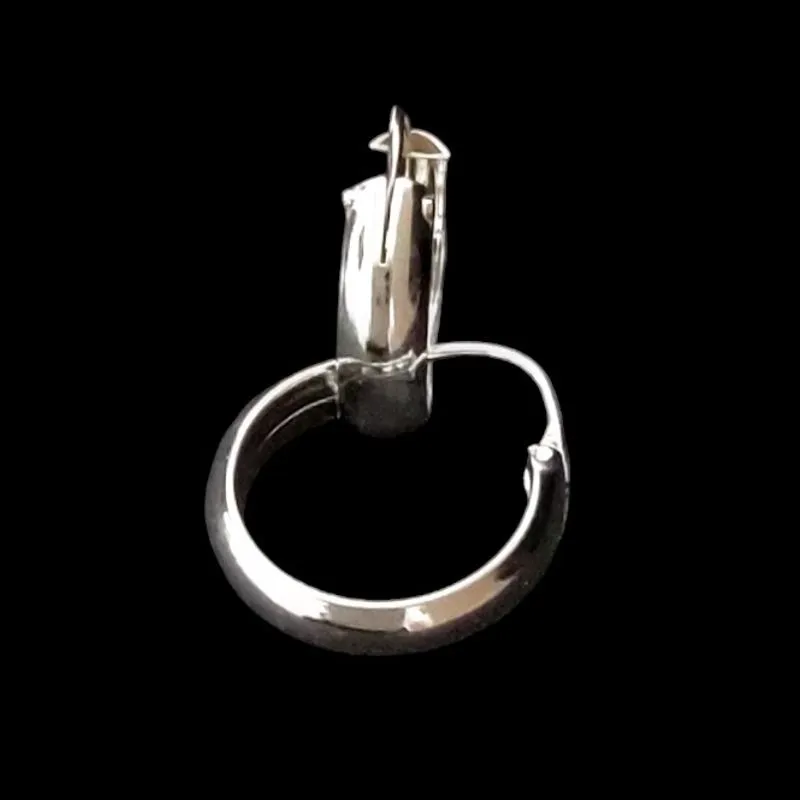 ARGOLA MEIA CANA 4 MM COM CONTRA PINO