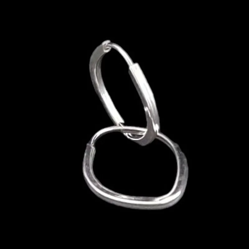 ARGOLA OVAL CHINES FIO QUADRADO 1,5MM N° 1