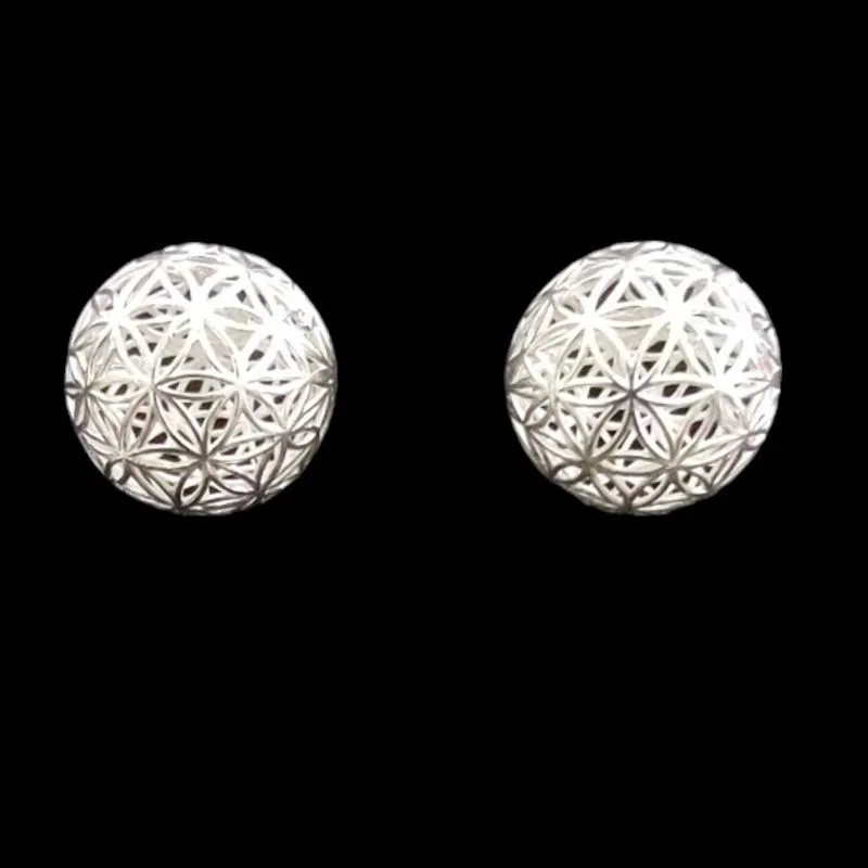 BRINCO BOLA FLORES VAZADA G