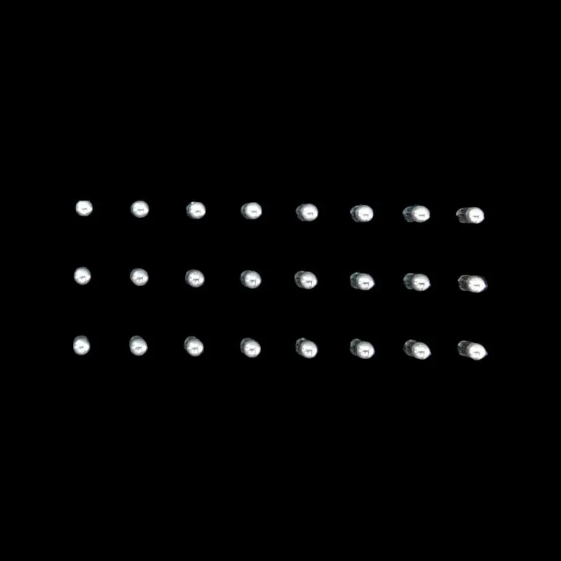 BRINCO BOLA PRATA N° 2 - 2 MM (CARTELA 12 PARES)