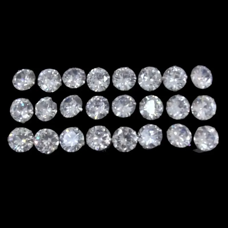 BRINCO ZIRCONIA  REDONDO N° 10 - 10MM (CARTELA 12 PARES)