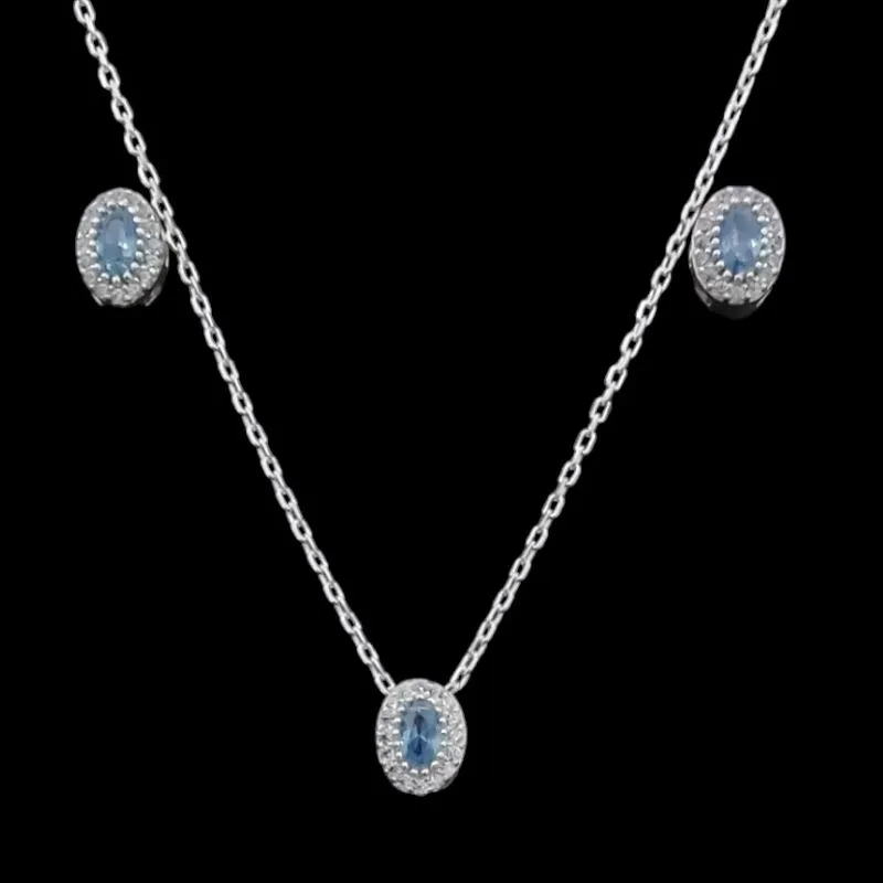 CONJUNTO OVAL PEDRA 4X6 MICROZIRCONIA