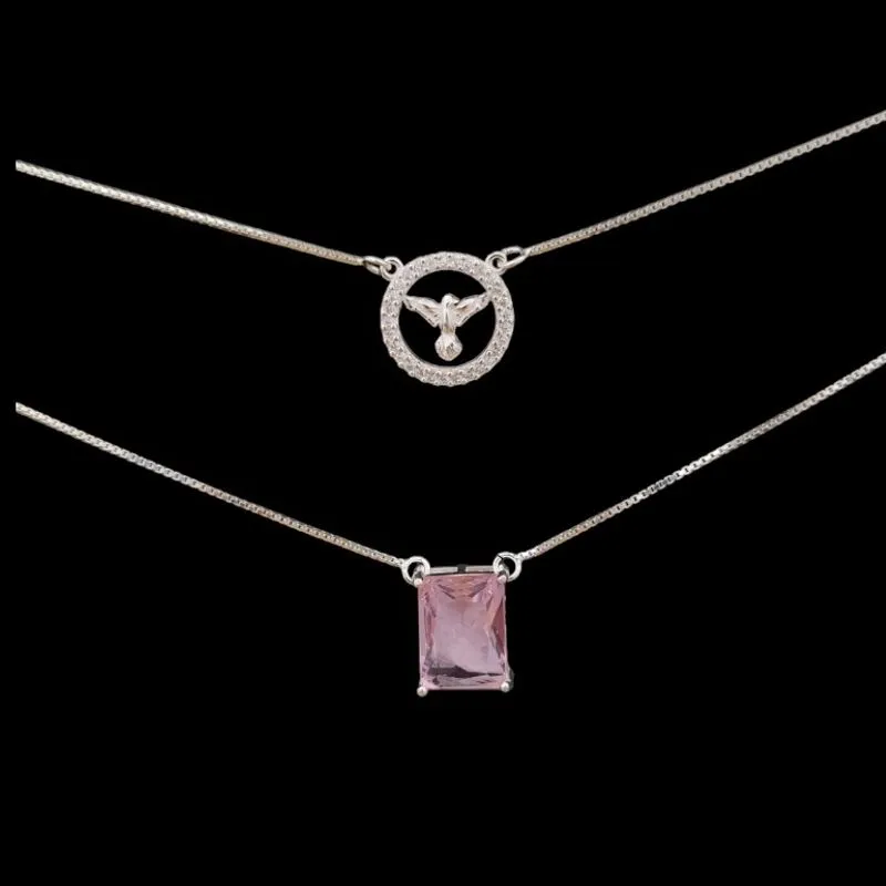 ESCAPULÁRIO DIVINOZIRCONIA ROSA