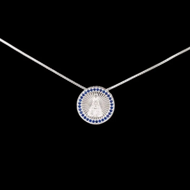 ESCAPULARIO NOSSA SRA. CRAVEJADA AZUL