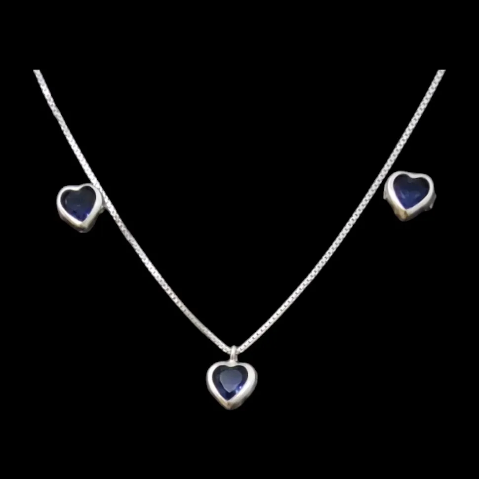 CONJUNTO CORAÇÃO 6X6  CRAVAÇÃO INGLESA TRADICIONAL BRANCO