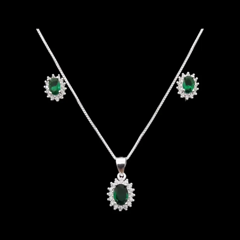 CONJUNTO OVAL 4X6 CRAVEJADO (CORES)