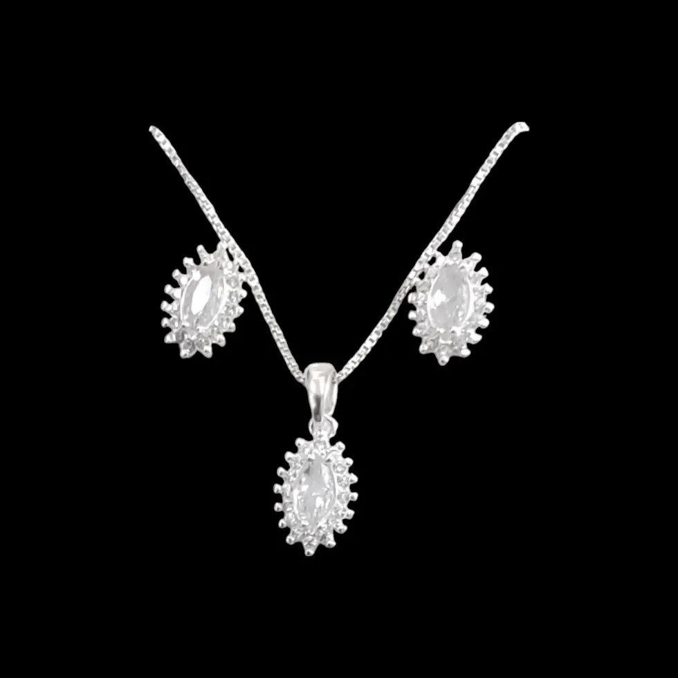 CONJUNTO NAVETE 3X6 MICROZIRCONIA CORES VARIADAS