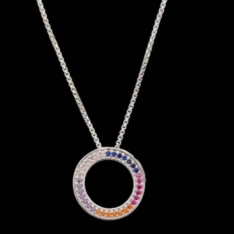 GARGANTILHA CIRCULO CRAVEJADA MICROZIRCONIA