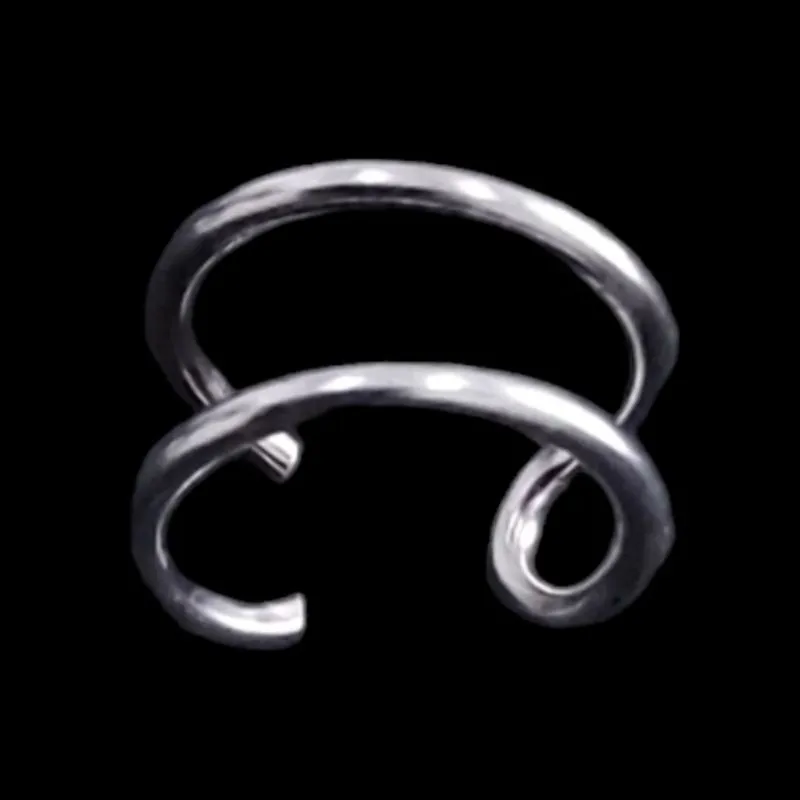 PIERCING ARO DUPLO PRESSAO ORELHA