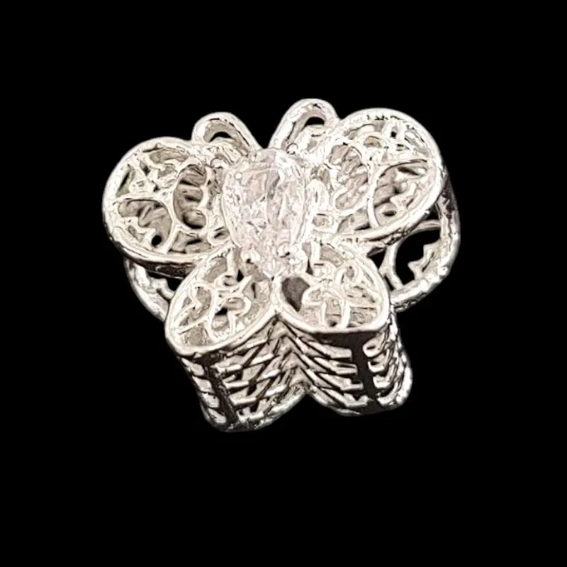 BERLOQUE BORBOLETA CRAVEJADA RENDA ITALIANA