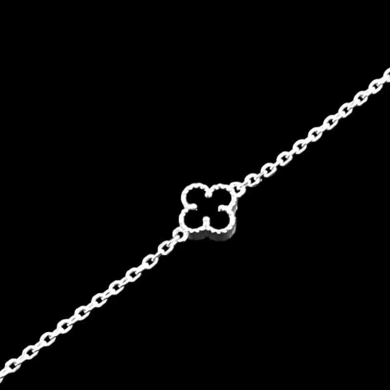 PULSEIRA TREVO VAN CLEEF PRETA