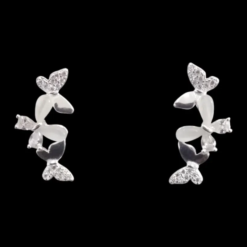 BRINCO 3 BORBOLETAS CRAVEJADAS