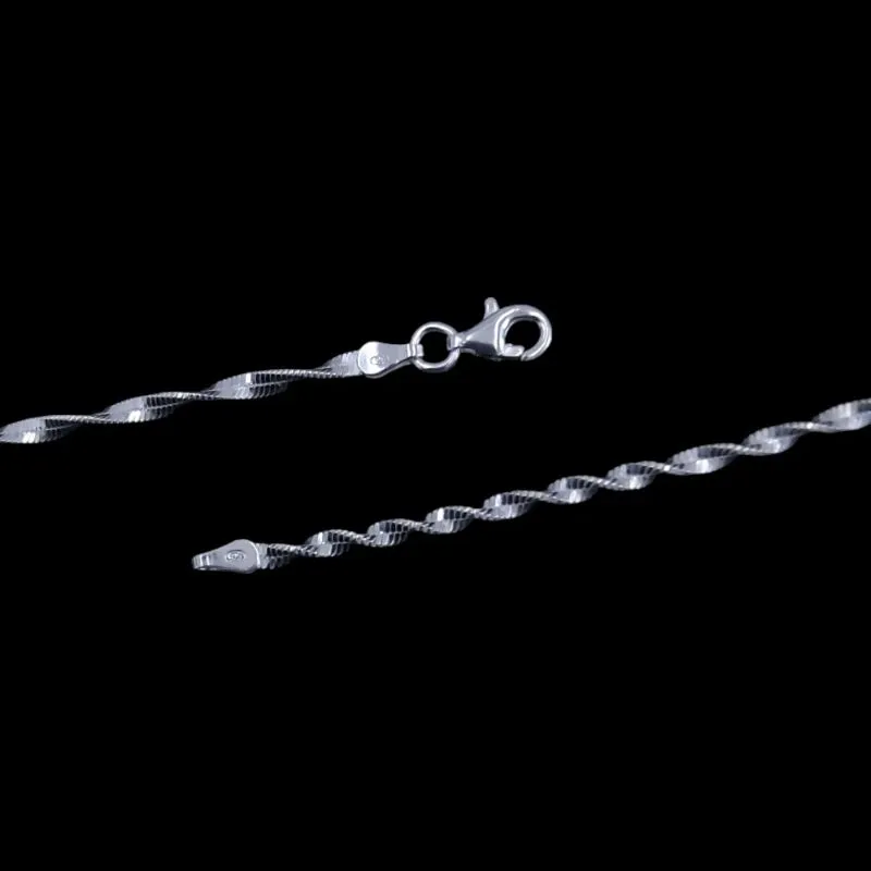 CORRENTE LAMINADA RETORCIDA 45 CM  - 5,0 GR (*Consulte Nossos Preços Pelo WhatsApp)