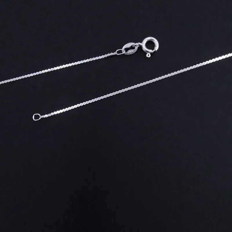 CORRENTE TRANÇA FINA 40 CM - 1,7 GR (*Consulte Nossos Preços Pelo WhatsApp)